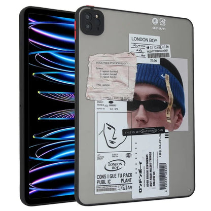 For iPad Pro 11 (2022) / (2021) / (2020) Case Pattern Printing PC+TPU Anti-scratch Tablet Cover