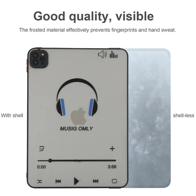 For iPad Pro 11 (2022) / (2021) / (2020) Case Pattern Printing PC+TPU Anti-scratch Tablet Cover