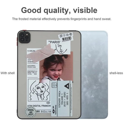 For iPad Pro 11 (2022) / (2021) / (2020) Case Pattern Printing PC+TPU Anti-scratch Tablet Cover