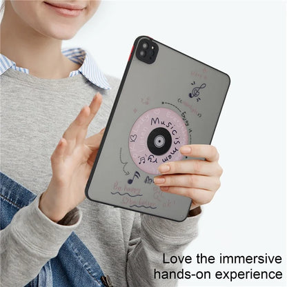 For iPad Pro 11 (2022) / (2021) / (2020) Case Pattern Printing PC+TPU Anti-scratch Tablet Cover