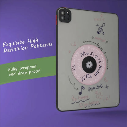 For iPad Pro 11 (2022) / (2021) / (2020) Case Pattern Printing PC+TPU Anti-scratch Tablet Cover