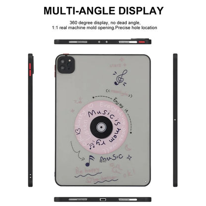 For iPad Pro 11 (2022) / (2021) / (2020) Case Pattern Printing PC+TPU Anti-scratch Tablet Cover