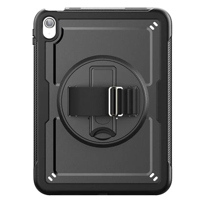 Tablet Case for iPad 10.9 (2022) (A2696) Hand Strap Kickstand PC+TPU Cover Drop-proof