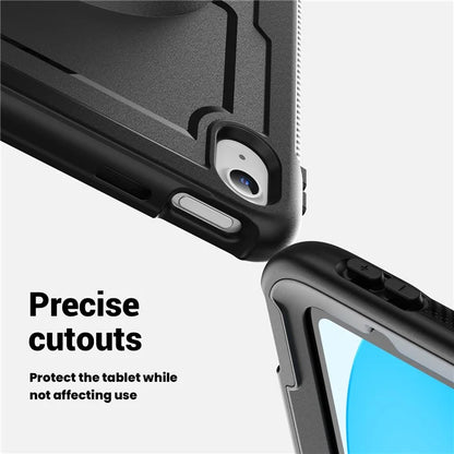 Tablet Case for iPad 10.9 (2022) (A2696) Hand Strap Kickstand PC+TPU Cover Drop-proof