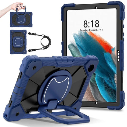 C3 for Samsung Galaxy Tab A8 10.5 (2021) / (2022) Tablet Case Silicone+PC Cover with Shoulder Strap
