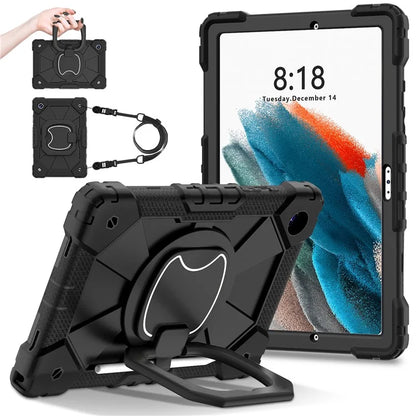 C3 for Samsung Galaxy Tab A8 10.5 (2021) / (2022) Tablet Case Silicone+PC Cover with Shoulder Strap