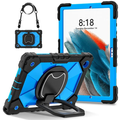 C3 for Samsung Galaxy Tab A8 10.5 (2021) / (2022) Tablet Case Silicone+PC Cover with Shoulder Strap