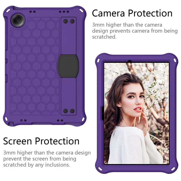 For Xiaomi Redmi Pad SE Case Honeycomb Texture Kickstand EVA Protective Cover