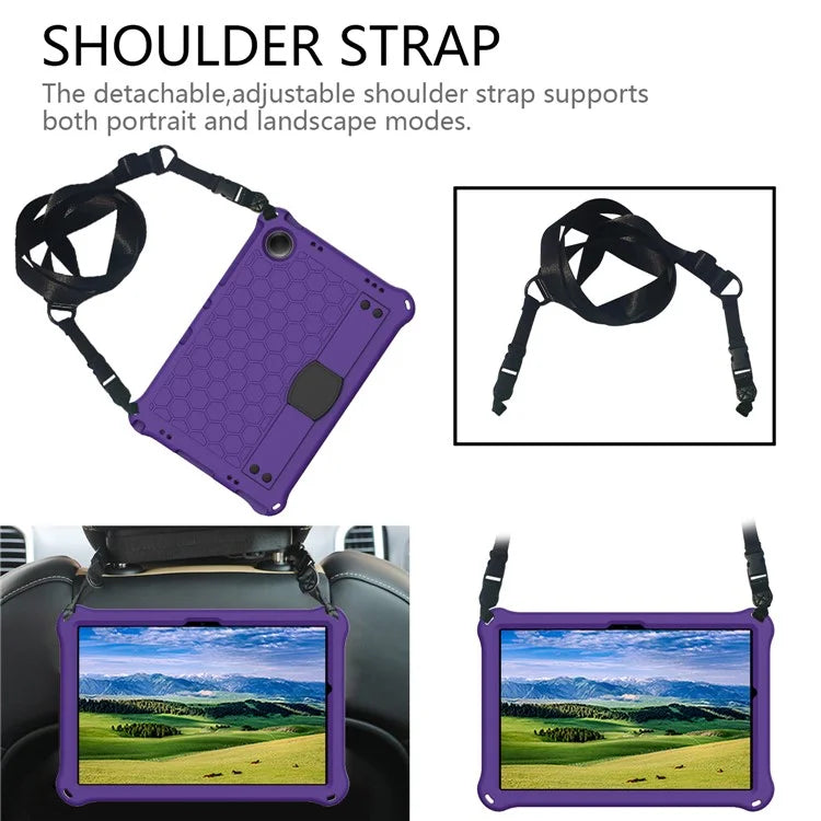 For Xiaomi Redmi Pad SE Case Honeycomb Texture Kickstand EVA Protective Cover