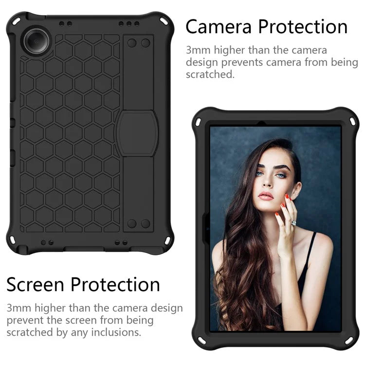 For Xiaomi Redmi Pad SE Case Honeycomb Texture Kickstand EVA Protective Cover