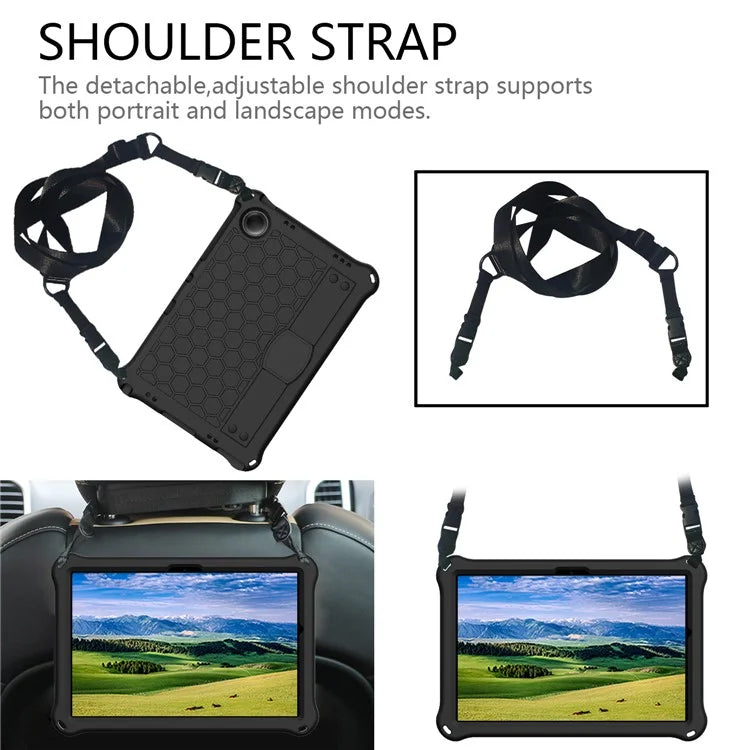 For Xiaomi Redmi Pad SE Case Honeycomb Texture Kickstand EVA Protective Cover