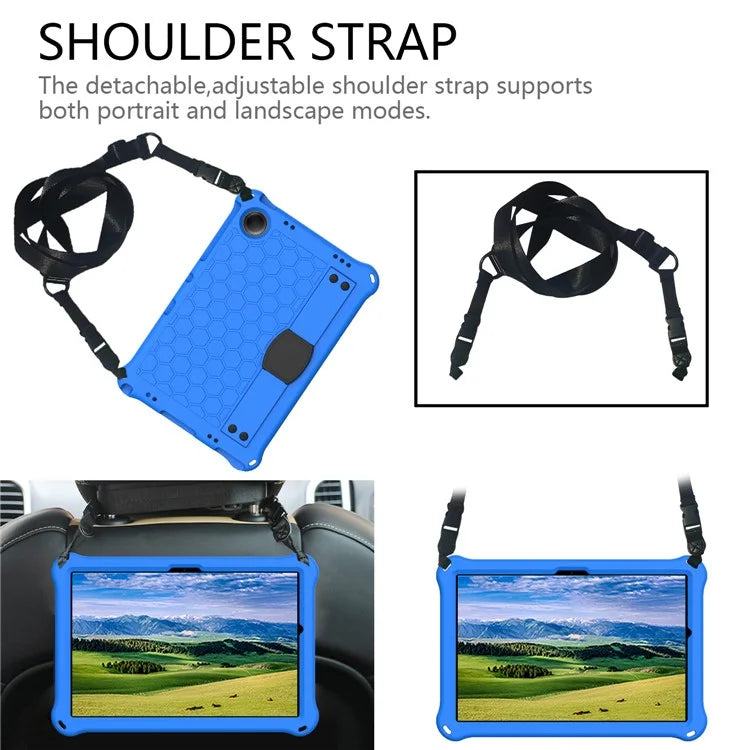 For Xiaomi Redmi Pad SE Case Honeycomb Texture Kickstand EVA Protective Cover