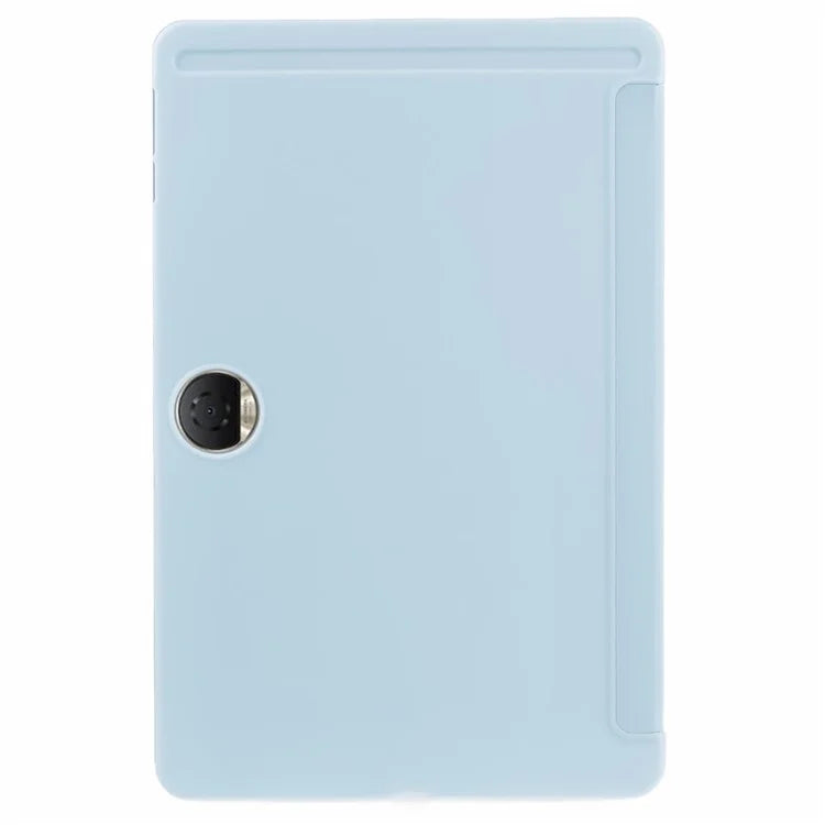 For Honor Pad 9 Case Anti-Scratch PU+Silicone Tri-fold Stand Tablet Cover