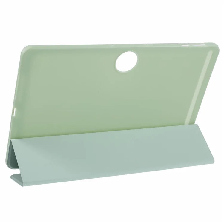 For Honor Pad 9 Case Anti-Scratch PU+Silicone Tri-fold Stand Tablet Cover