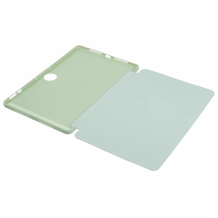 For Honor Pad 9 Case Anti-Scratch PU+Silicone Tri-fold Stand Tablet Cover