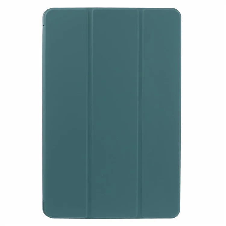 For Honor Pad 9 Case Anti-Scratch PU+Silicone Tri-fold Stand Tablet Coverish Green