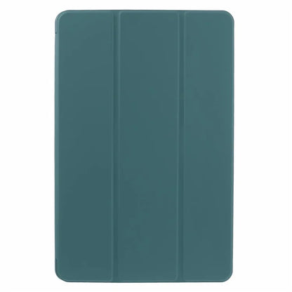 For Honor Pad 9 Case Anti-Scratch PU+Silicone Tri-fold Stand Tablet Coverish Green