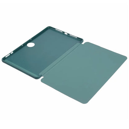For Honor Pad 9 Case Anti-Scratch PU+Silicone Tri-fold Stand Tablet Coverish Green