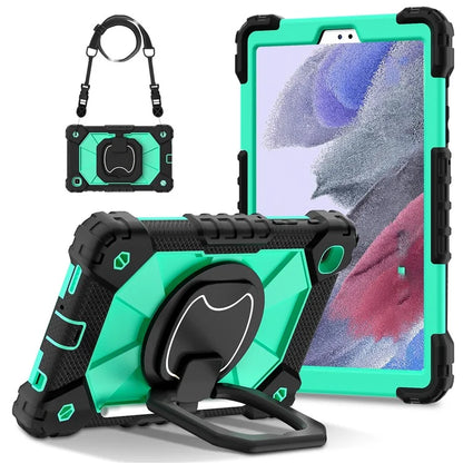 C3 Rugged Case for Samsung Galaxy Tab A7 Lite 8.7-inch T220 / T225 Kickstand Cover with Shoulder Strap