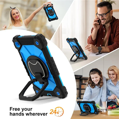 C3 Rugged Case for Samsung Galaxy Tab A7 Lite 8.7-inch T220 / T225 Kickstand Cover with Shoulder Strap