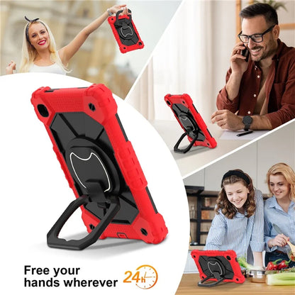 C3 Rugged Case for Samsung Galaxy Tab A7 Lite 8.7-inch T220 / T225 Kickstand Cover with Shoulder Strap