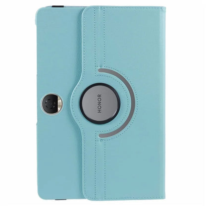 For Honor Pad 9 Case Scratch-resistant PU Leather Tablet Cover with Rotating Stand