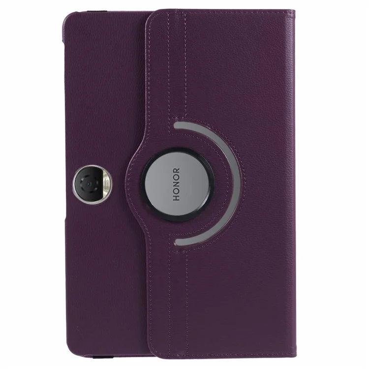 For Honor Pad 9 Case Scratch-resistant PU Leather Tablet Cover with Rotating Stand