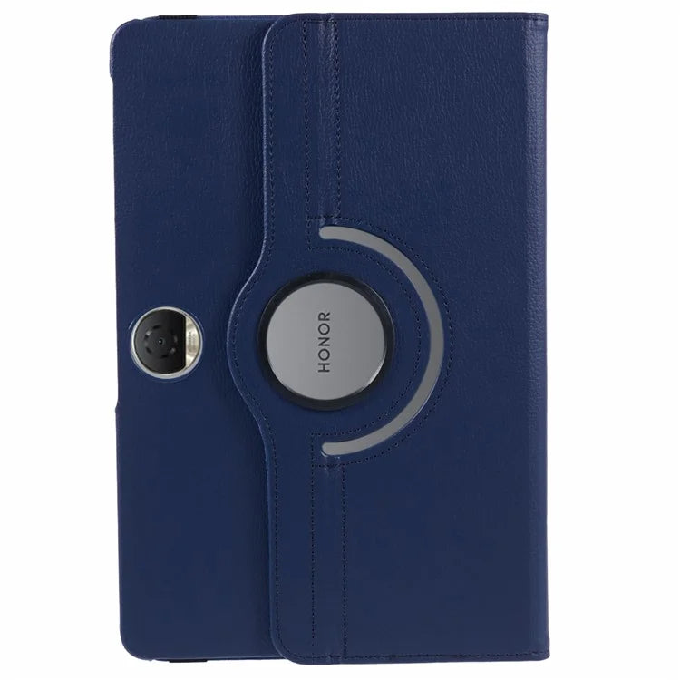 For Honor Pad 9 Case Scratch-resistant PU Leather Tablet Cover with Rotating Stand