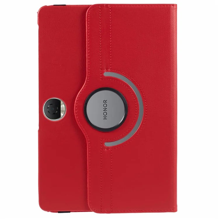 For Honor Pad 9 Case Scratch-resistant PU Leather Tablet Cover with Rotating Stand