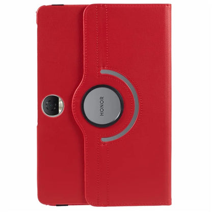 For Honor Pad 9 Case Scratch-resistant PU Leather Tablet Cover with Rotating Stand