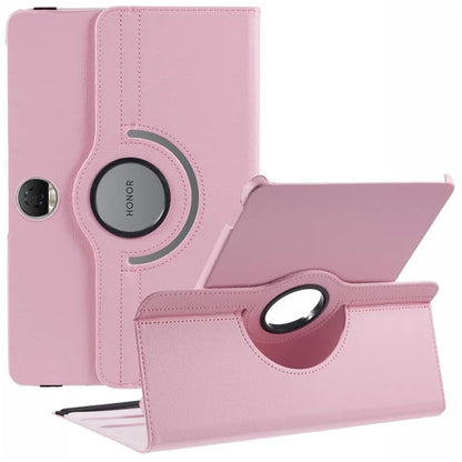 For Honor Pad 9 Case Scratch-resistant PU Leather Tablet Cover with Rotating Stand