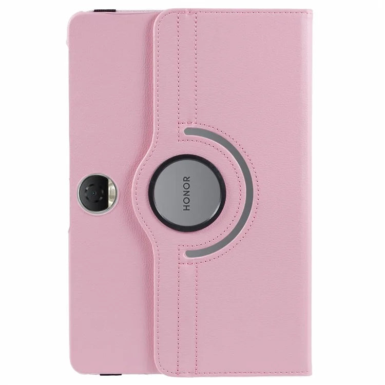 For Honor Pad 9 Case Scratch-resistant PU Leather Tablet Cover with Rotating Stand
