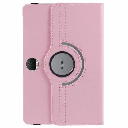 For Honor Pad 9 Case Scratch-resistant PU Leather Tablet Cover with Rotating Stand