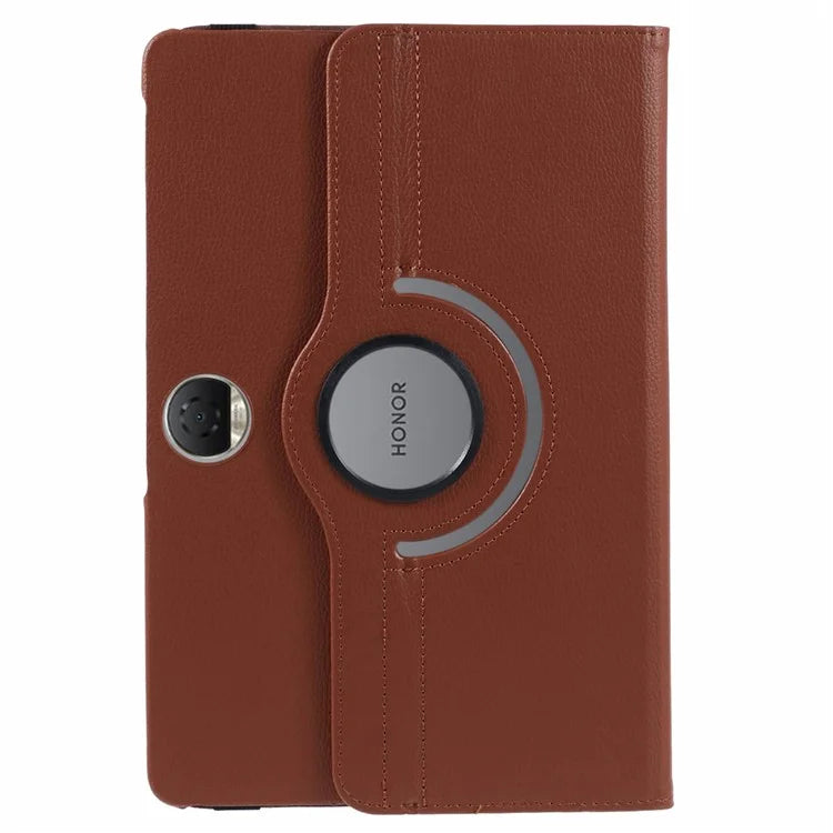 For Honor Pad 9 Case Scratch-resistant PU Leather Tablet Cover with Rotating Stand