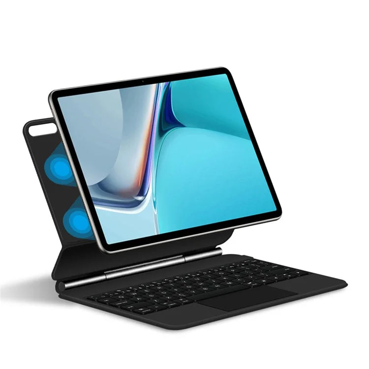 For Huawei MatePad 11 (2021) Leather Case Magnetic Wireless Bluetooth Keyboard with Backlit