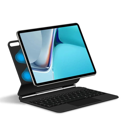 For Huawei MatePad 11 (2021) Leather Case Magnetic Wireless Bluetooth Keyboard with Backlit