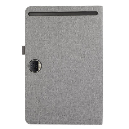 For Honor Pad 9 Leather Case Cloth Texture Tablet Cover Stand with Card Holder
