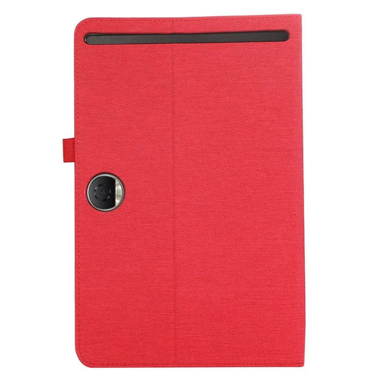 For Honor Pad 9 Leather Case Cloth Texture Tablet Cover Stand with Card Holder
