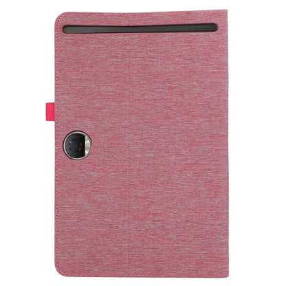 For Honor Pad 9 Leather Case Cloth Texture Tablet Cover Stand with Card Holder