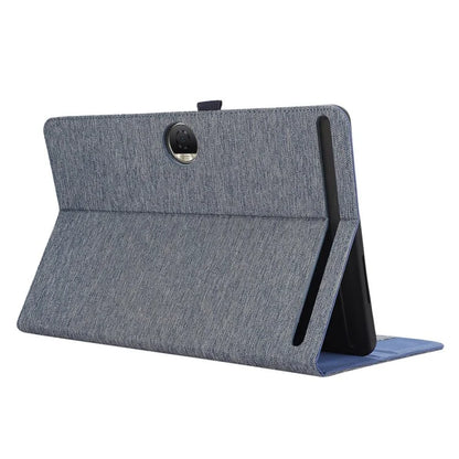 For Honor Pad 9 Leather Case Cloth Texture Tablet Cover Stand with Card Holder