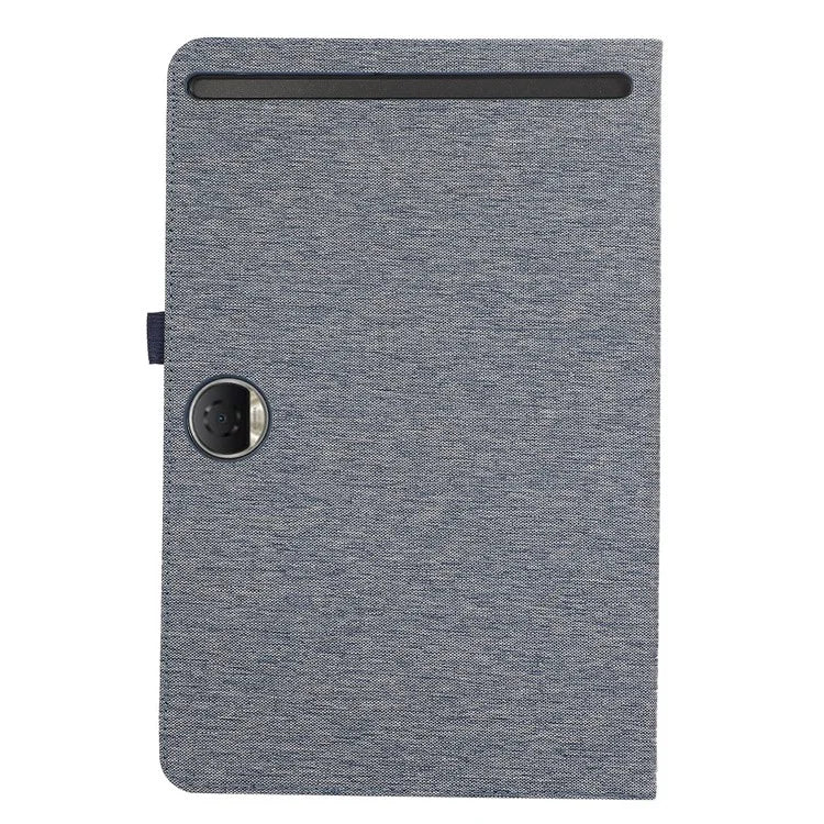 For Honor Pad 9 Leather Case Cloth Texture Tablet Cover Stand with Card Holder