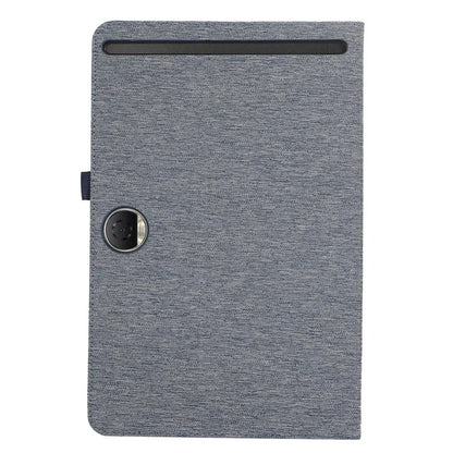 For Honor Pad 9 Leather Case Cloth Texture Tablet Cover Stand with Card Holder
