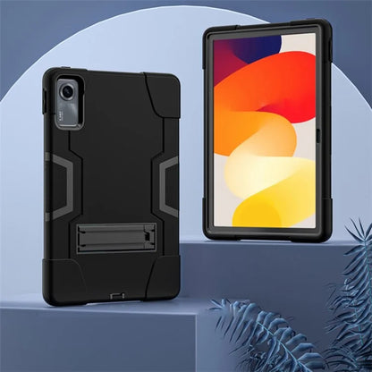 For Xiaomi Redmi Pad SE Case Shockproof Silicone + PC Tablet Cover with Kickstand