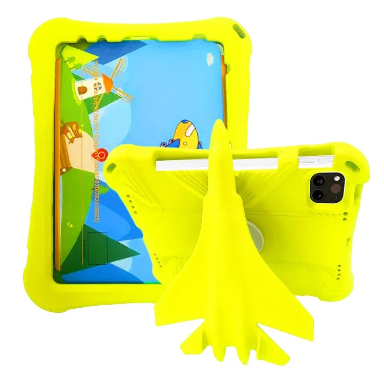 For iPad 10.9 (2022) / iPad Air (2020) / (2022) / iPad Pro 11 (2020) /  (2021) / (2022) EVA Case Airplane Style Kickstand