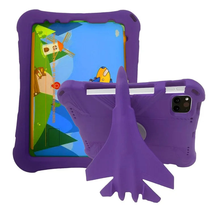 For iPad 10.9 (2022) / iPad Air (2020) / (2022) / iPad Pro 11 (2020) /  (2021) / (2022) EVA Case Airplane Style Kickstand