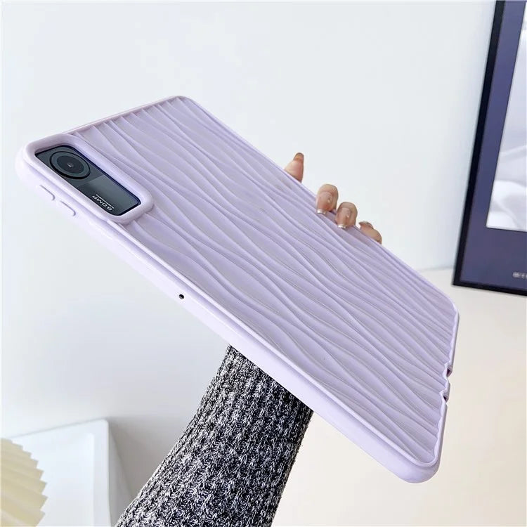 For Xiaomi Redmi Pad SE Water Ripple Texture Case Flexible TPU Shockproof Tablet Cover