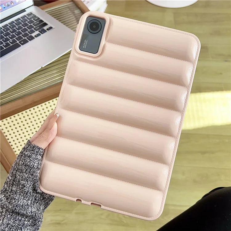 For Xiaomi Redmi Pad SE Soft TPU Case Down Jacket Design Candy Color Cover
