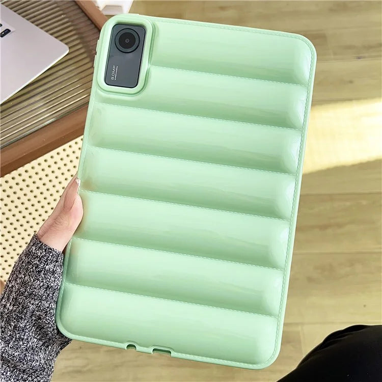 For Xiaomi Redmi Pad SE Soft TPU Case Down Jacket Design Candy Color Cover