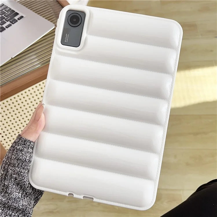 For Xiaomi Redmi Pad SE Soft TPU Case Down Jacket Design Candy Color Cover