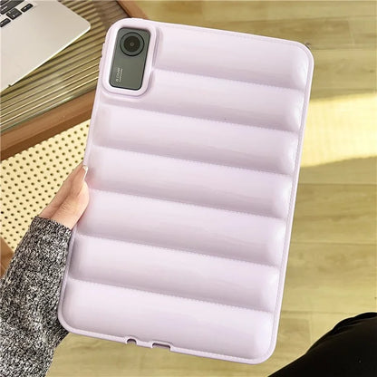 For Xiaomi Redmi Pad SE Soft TPU Case Down Jacket Design Candy Color Cover